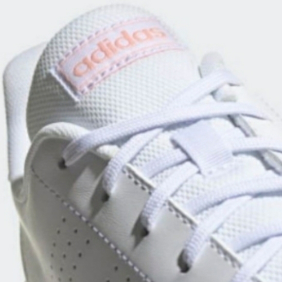 NWT Adidas Advantage Base Pink Sneakers - Picture 7 of 11